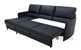 Luonto Foster Chaise Sectional Full XL Sleeper Sofa (Open)