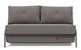 Innovation Living Cubed Sleeper (Full) with Chrome Legs in 521 Mixed Dance Grey