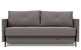 Innovation Living Cubed Sleeper (Queen) with Arms in 521 Mixed Dance Grey