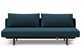 Innovation Living Conlix Sleeper (Full) with Smoked Oak Legs in 580 - Argus Navy Blue