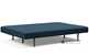 Innovation Living Conlix Sleeper (Full) with Smoked Oak Legs in 580 - Argus Navy Blue