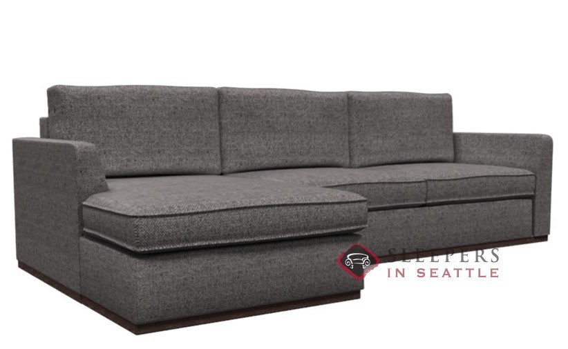 Lazar Industries Strata Chaise Sectional With 2 Cushion Condo Earth Designs Queen Sleeper Sofa