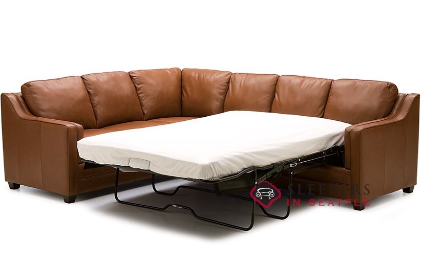 Customize and Personalize Corissa True Sectional Leather Sofa by