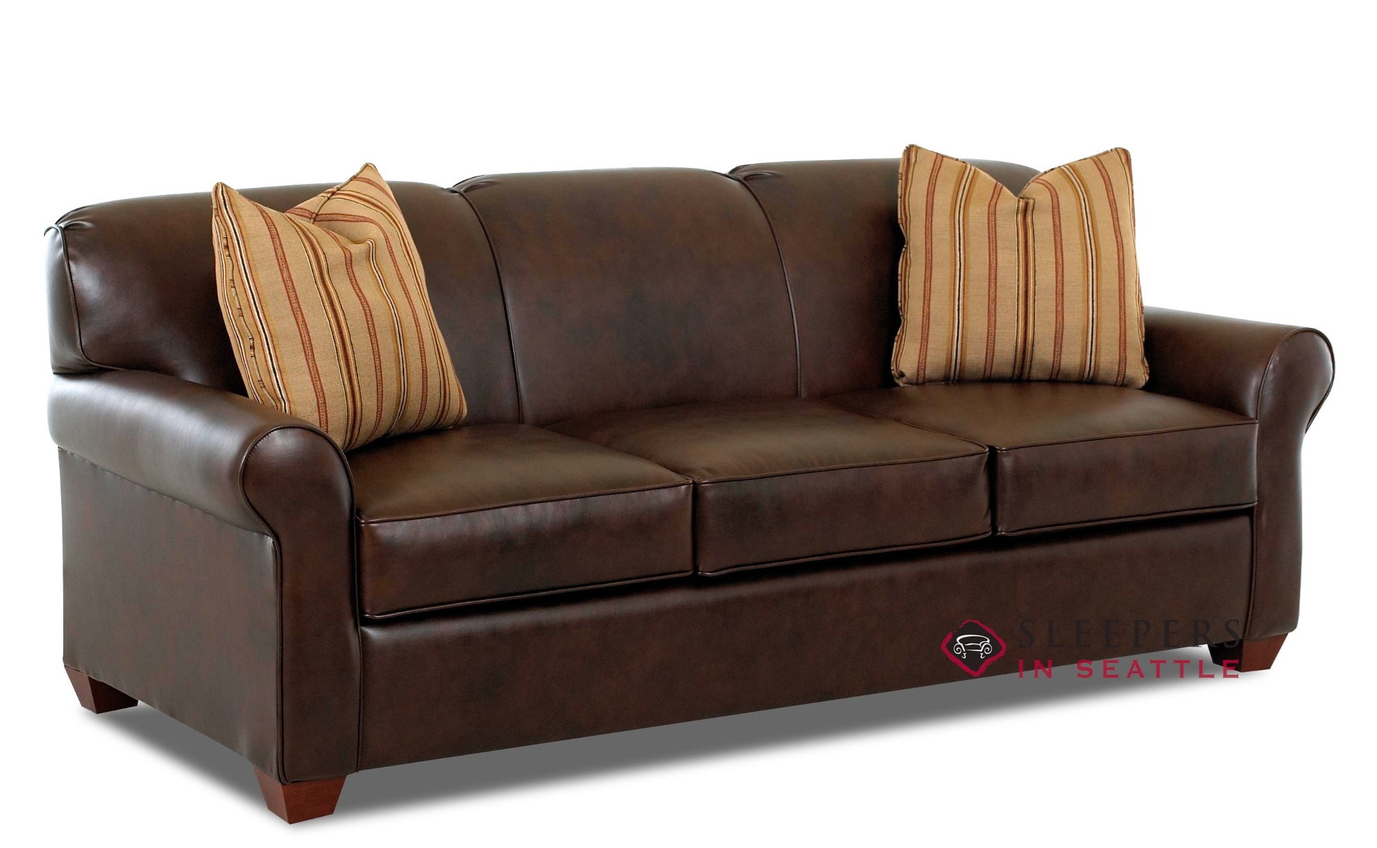 Customize And Personalize Calgary Queen Leather Sofa By Savvy Side Of Calgary Sleeper Queen In Leather Sofa