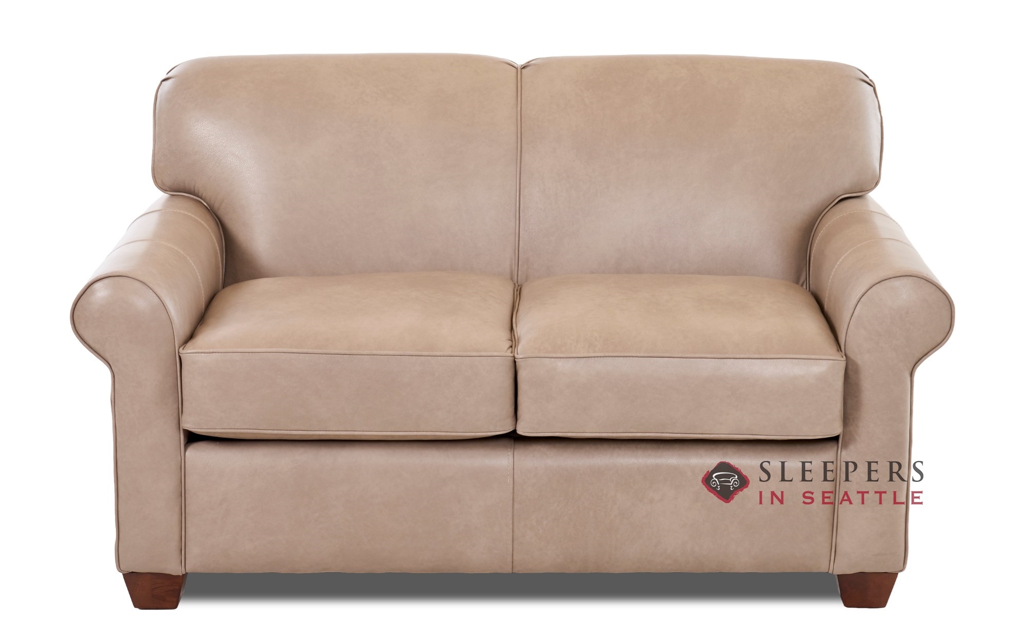 Personalize Calgary Twin Leather Sofa