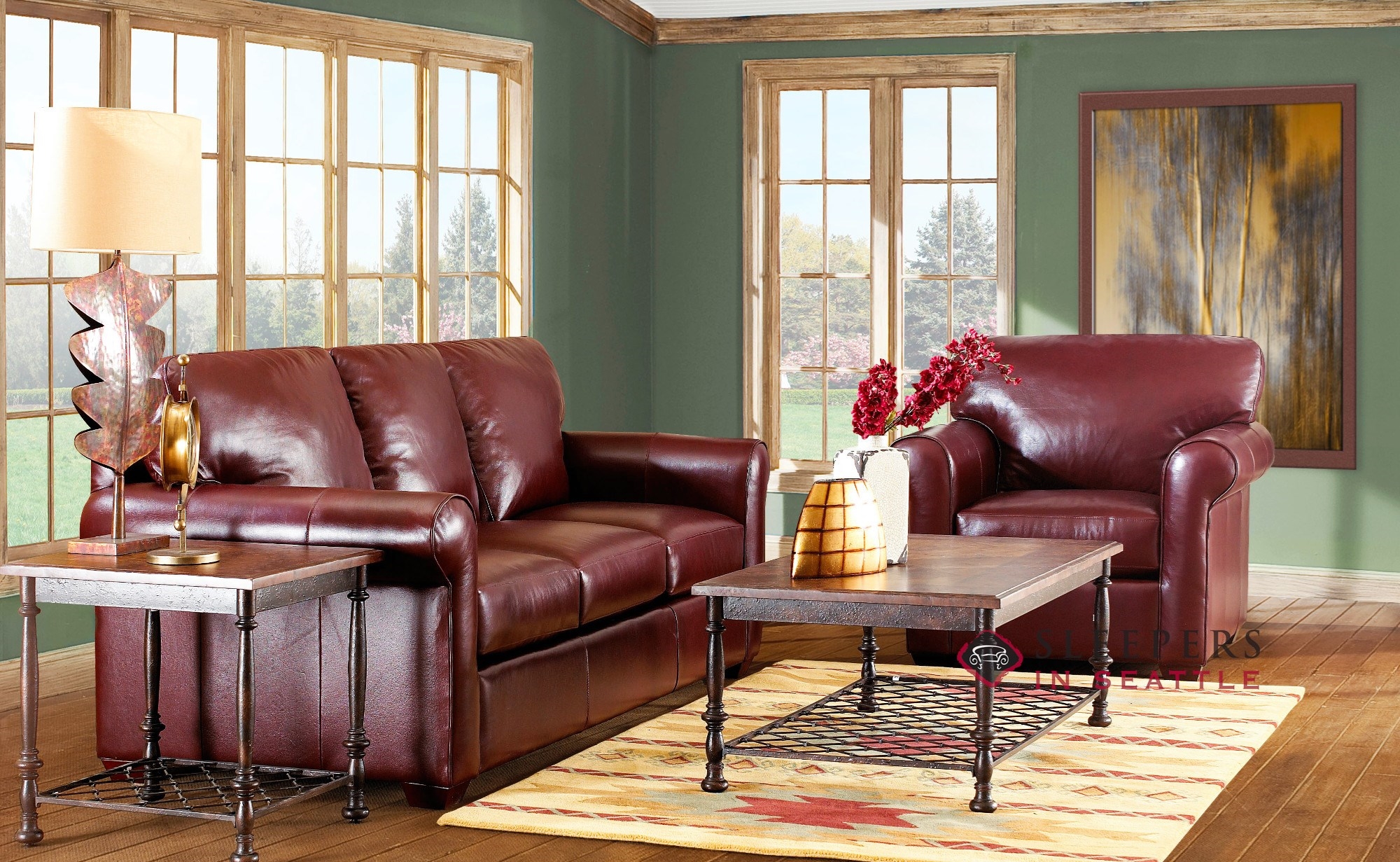 Customize And Personalize Cancun Queen Leather Sofa By Savvy | Queen ...