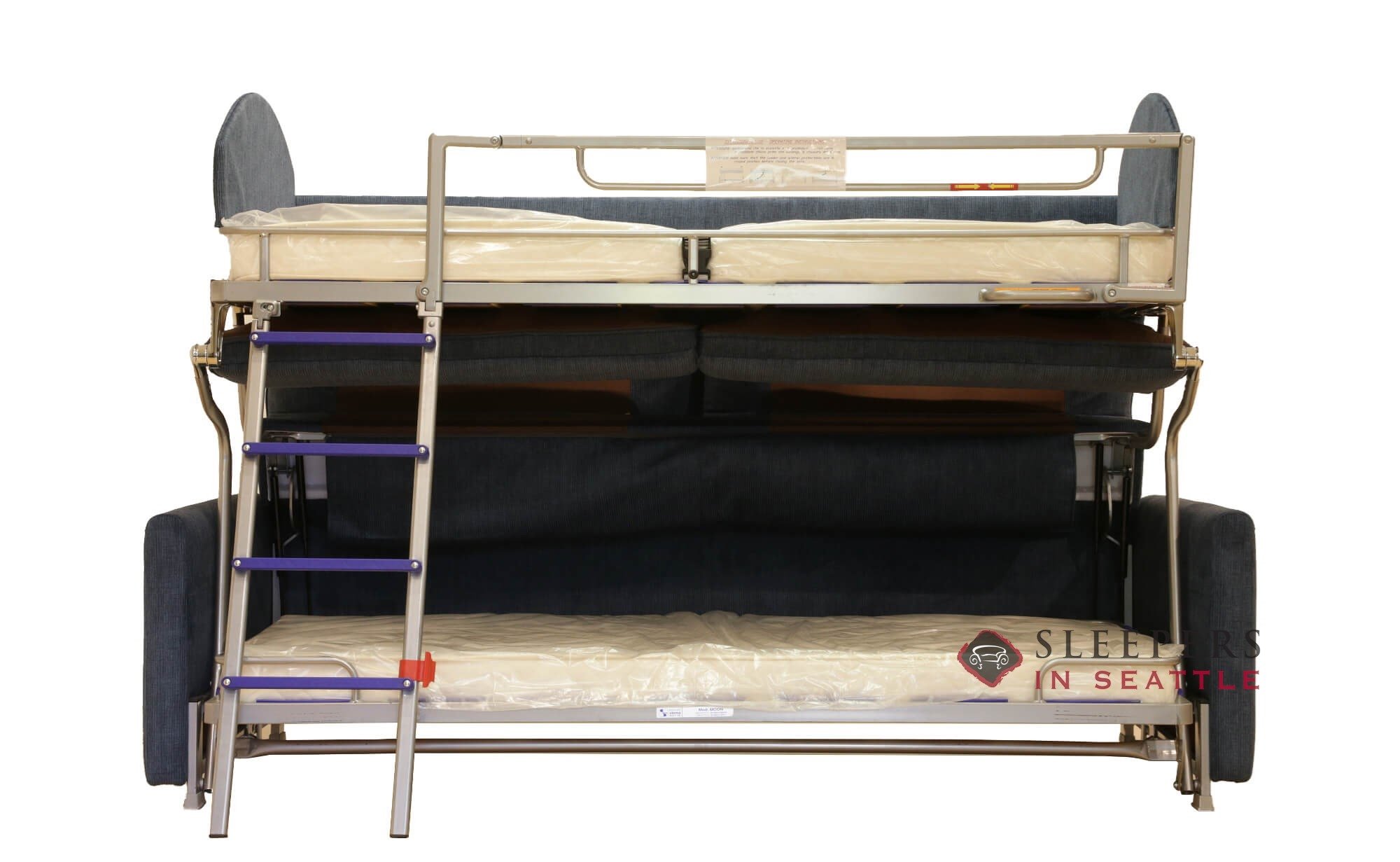 Luonto Elevate Bunk Bed Sleeper Sofa In, Bunk Bed That Folds Into A Couch
