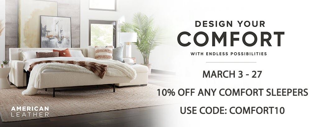 Comfort Sleeper Sale by American Leather